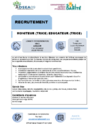 OE RECRUTEMENT ADSEA 09 MONITEUR EDUCATEUR JANV 2025