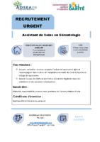 OE RECRUTEMENT URGENT ADSEA 09 ASG JANV 2025